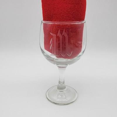 "W" Etched Drinkware