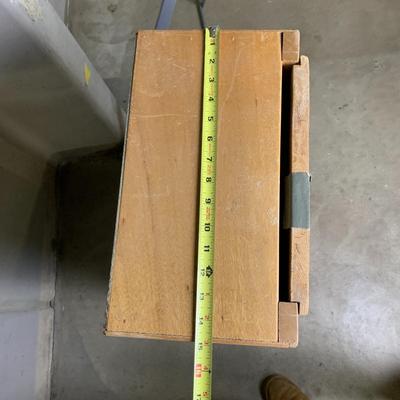#46 Wooden Corner Cabinet