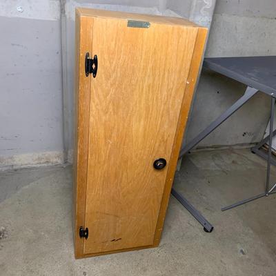 #46 Wooden Corner Cabinet