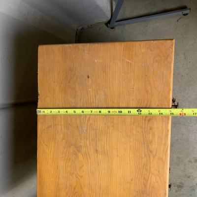 #49 Wood Four Drawer Dresser
