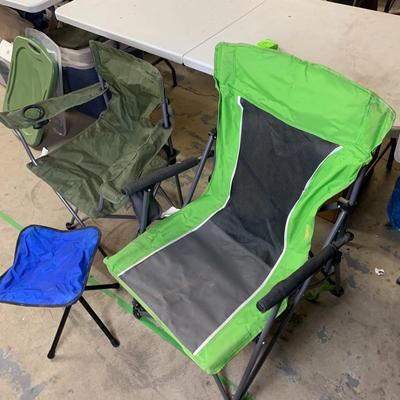 #54 Three Fold Up Camp Seats