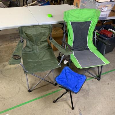 #54 Three Fold Up Camp Seats