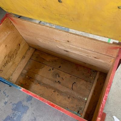 #59 Large Wooden Toy Box