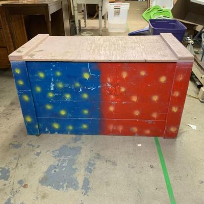 #59 Large Wooden Toy Box