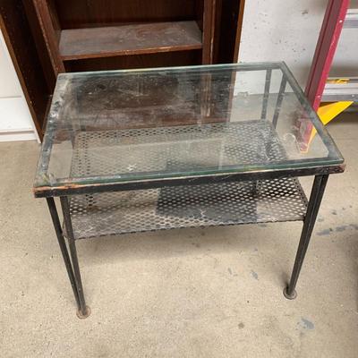 #68 Glass/Metal Table