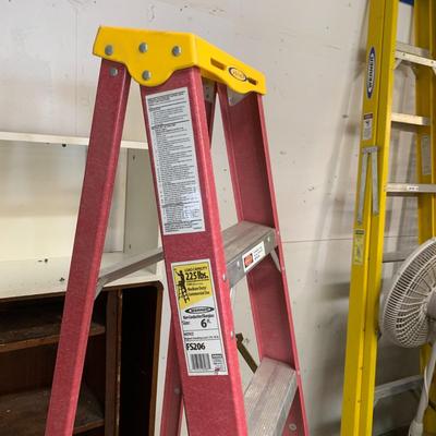 #69 Werner 6' Non-Conductive Fiberglass Ladder