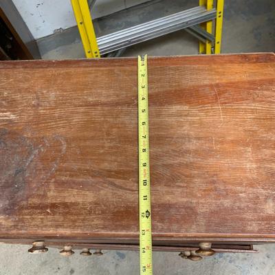 #72 Vintage Wood Dresser 2' x 1'1" x 2'9"