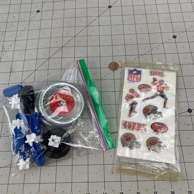 #84 49ers Stickers and Misc. Wheels