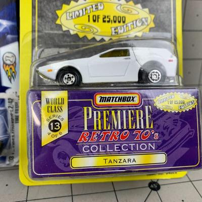 #89 Matchbox Retro 70's Car and Hot Wheel '76 Corvette and 2003 First Edition