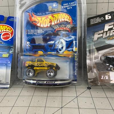 #90 Fast & Furious Ripsaw, Hotwheels Dairy Delivery and Mattel Wheels