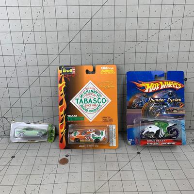#92 Tobasco Race Car, Hot Wheels '70 Camaro and Ghost Riders