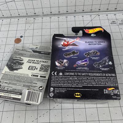 #97 Hot Wheels Batmobile and Batcopter