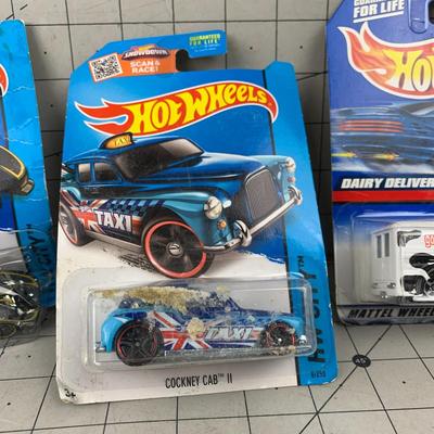 #99 Hotwheels: Cockney Cab 11, Dairy Delivery and Batmobile