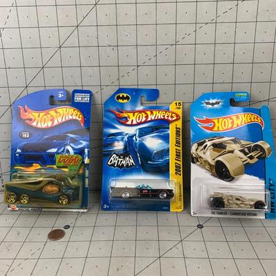 #100 Hot Wheels: Cabbin' Fever, TV Batmobile and The Tumbler Camo Version