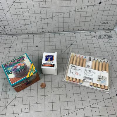 #127 Watercolor Pencils, Paint and More