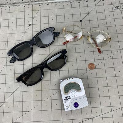 #135 Glasses and Electic Tuner