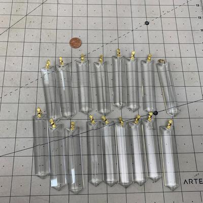 #138 Crystal Chandelier Pieces