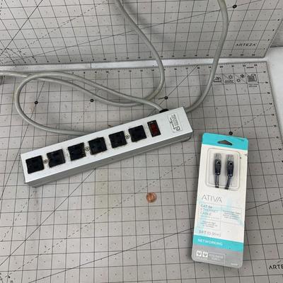 #142 Ethernet Cable and Power Extension Cord