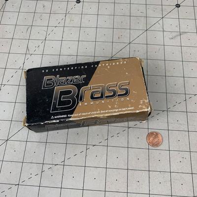 #147 Blazer Brass Ammunition (50 Centerfire Cartridges)