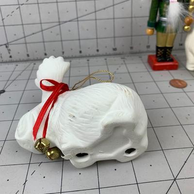 #155 Christmas Ornaments: Moose and Nutcracker
