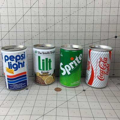 #161 Vintage Soda Cans (Empty)