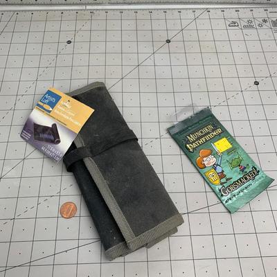 #191 Pencil Roll Case and Munchkins Cards