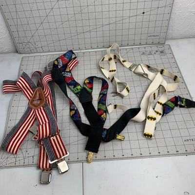 #196 Three Pairs of Suspenders