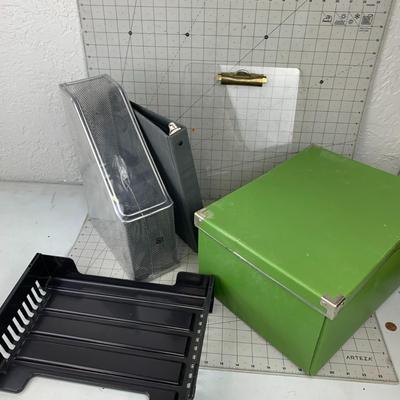 #204 Binders, Clipboard, Paper Organizer and More