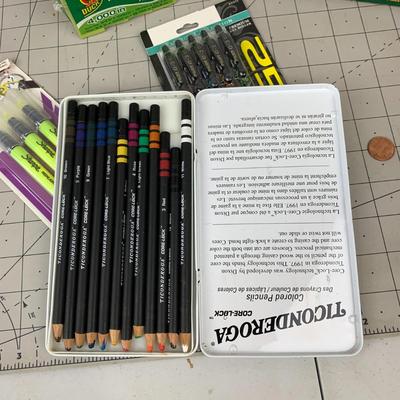 #205 Sharpies, Pens, Tape, Markers, Whiteout, Art Pencils and More
