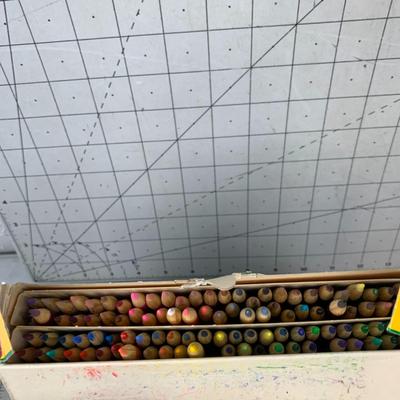 #206 Notepads, Colored Pencils, Stapler and More