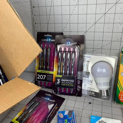 #207 Pens, Dry Eraser Crayons and More