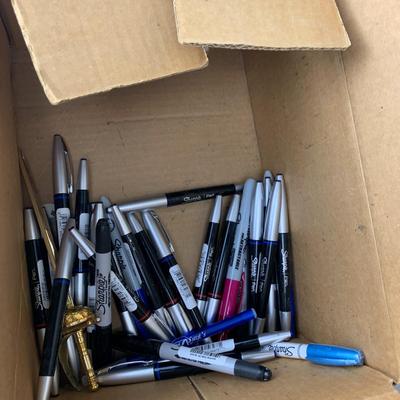 #207 Pens, Dry Eraser Crayons and More