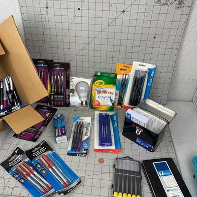 #207 Pens, Dry Eraser Crayons and More