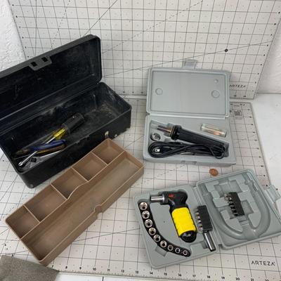 #213 Driver Set, Tool Box and Tools
