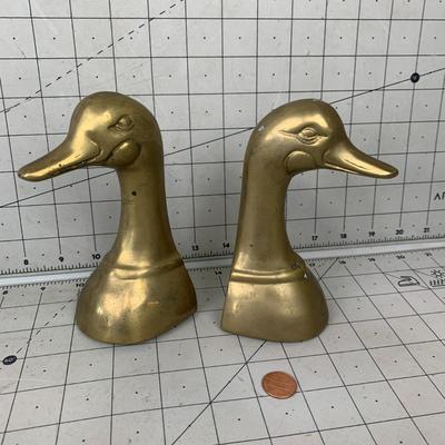#226 Brass Duck Heads