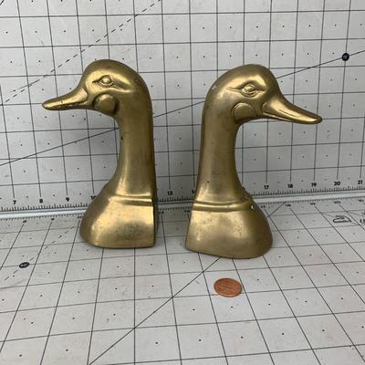 #226 Brass Duck Heads