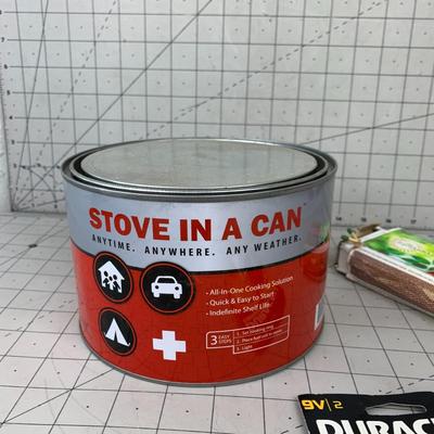 #232 Stove In A Can, Battery and Matches