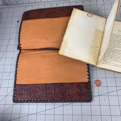 #243 Six Selections From Irving's Sketch Book and Leather Notepad Case