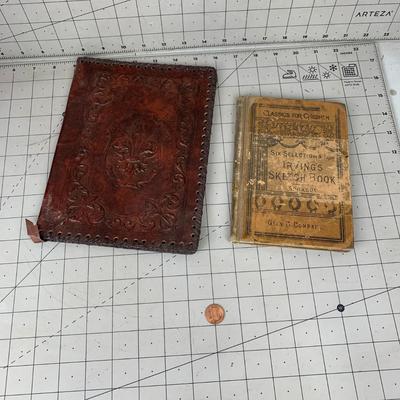 #243 Six Selections From Irving's Sketch Book and Leather Notepad Case