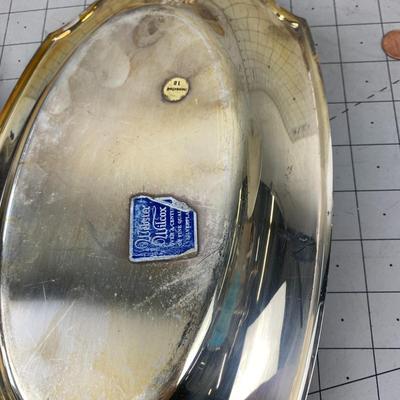 #249 Western Wilcox and Other Silverplated Dishes