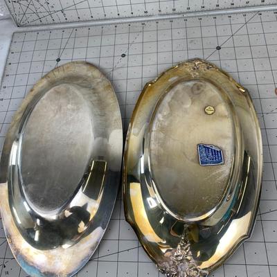 #249 Western Wilcox and Other Silverplated Dishes