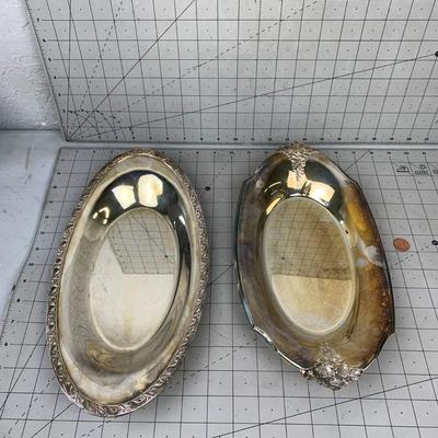 #249 Western Wilcox and Other Silverplated Dishes