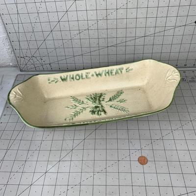 #253 Haeger Whole Wheat Pottery Dish