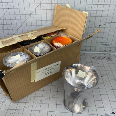 #259 F.B. Rogers Silver Plated Cocktail Cups