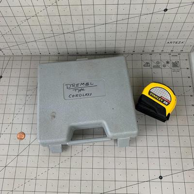 #266 Dremel Type Cordless and Measuring Tape