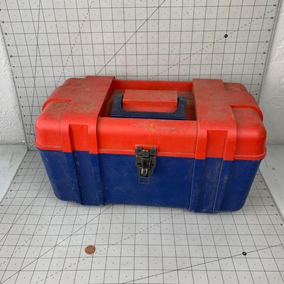 #270 Blue/Red Tool Box