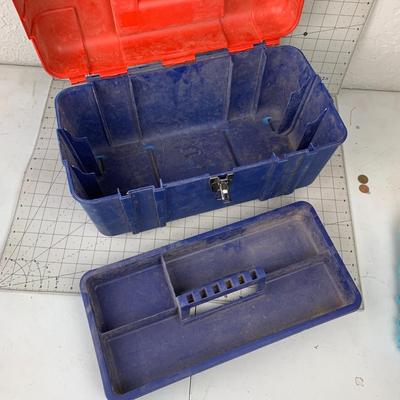 #270 Blue/Red Tool Box