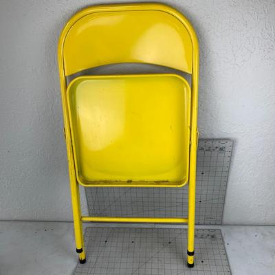 #331 Yellow Folding Chair