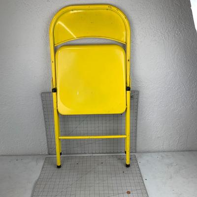 #331 Yellow Folding Chair