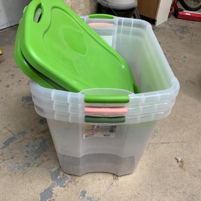 #344 Three Sterilite Bins